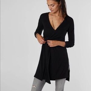Free People Fall For You Wrap Tunic Top